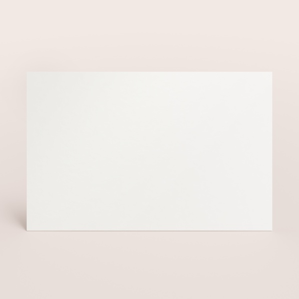 Invitation vierge rectangulaire papier effet mat TA0330-1800006-09-1