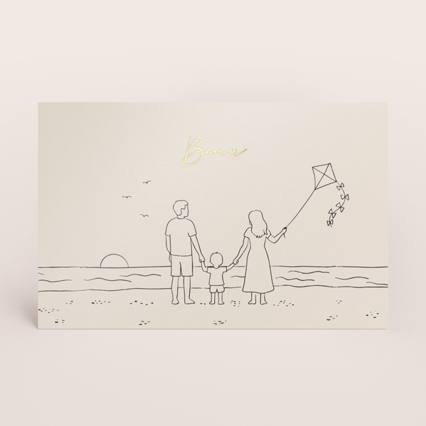 Faire part naissance illustration épurée et poétique TA05500-2600101-09-0
