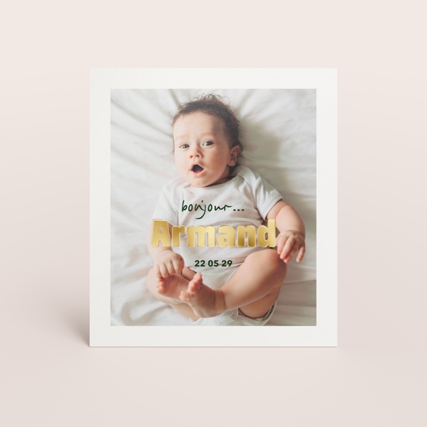 Faire part naissance format polaroid et prénom TA05500-2600122-09-0