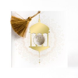 faire part mariage oriental lanterne doree TA0110-2100021-09 2