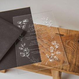 faire part mariage plexi feuillage TA0110-2300018-09 1