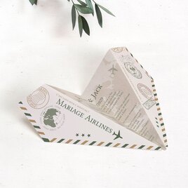 faire part mariage origami avion TA0110-2300072-09 1