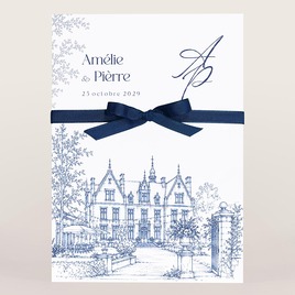 faire part mariage lieu d exception et ruban TA0110-2600066-09 1