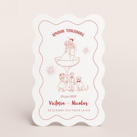 faire part mariage bords ondules et illustrations humoristiques TA0110-2600068-09 1