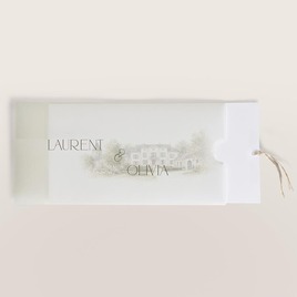 faire part mariage pochette calque et duo de cartons TA0110-2600072-09 2