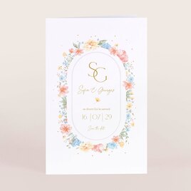 faire part mariage floral et romance TA0110-2600088-09 1