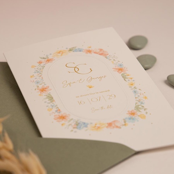 faire part mariage floral et romance TA0110-2600088-09 4