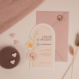 faire part mariage arrondi floral et romance TA0110-2600091-09 3