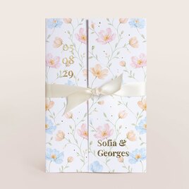 faire part mariage pochette floral et romance TA0110-2600092-09 1
