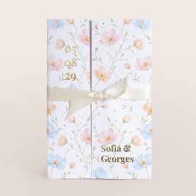 faire part mariage pochette floral et romance TA0110-2600092-09 1