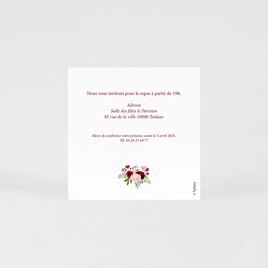 invitation mariage amoureux et couronne fleurie TA0112-1900014-09 2