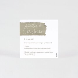 carte invitation mariage effet peinture et dorure TA0112-2000004-09 2