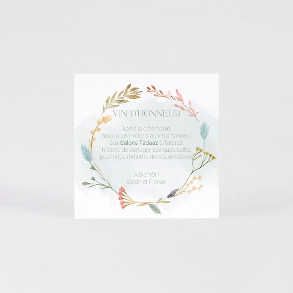 carte d invitation mariage couronne de fleurs sechees TA0112-2000017-09 1
