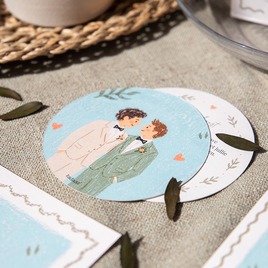 carte invitation mariage motif vegetal TA0112-2600016-09 3