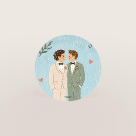 carte invitation mariage motif vegetal TA0112-2600016-09 1