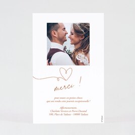 carte de remerciement mariage terracotta absolu TA0117-2000011-09 2