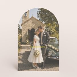 carte remerciement mariage photo retro haut arrondi TA0117-2600023-09 1