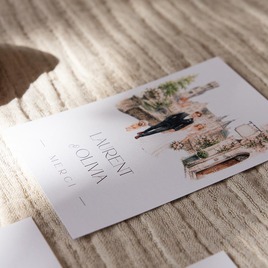 carte de remerciement mariage votre histoire d amour illustree TA0117-2600025-09 3