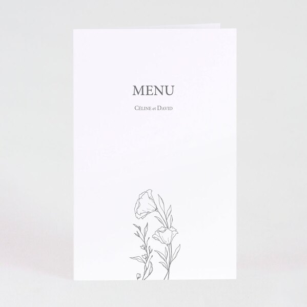 menu mariage bouquet fleuri TA0120-1900015-09 1