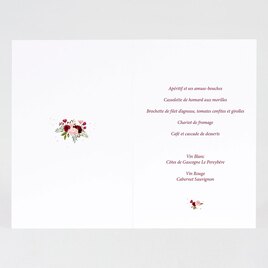 menu mariage amoureux et couronne fleurie TA0120-1900019-09 2