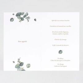 menu mariage fleurs eucalyptus et dorure TA0120-1900029-09 2