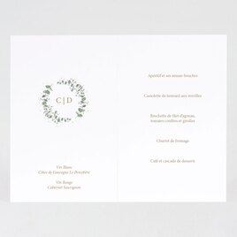 menu mariage couronne eucalyptus et dorure TA0120-1900032-09 2