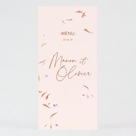 carte menu mariage petales de fleurs TA0120-2000018-09 1