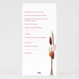 carte menu mariage jardin de fleurs sechees TA0120-2000024-09 2