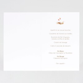 carte menu mariage pampa TA0120-2100003-09 2