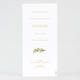 carte menu mariage couronne de fleurs blanches TA0120-2200015-09 2