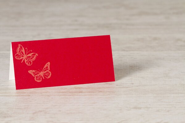 marque place mariage papillons fond rouge TA0122-1300001-09 1