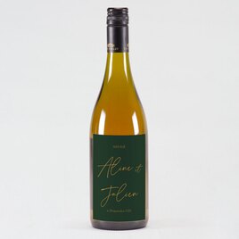 etiquette bouteille de vin mariage mirage dore TA01905-2000030-09 1