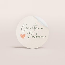 sticker mariage rond joli coeur TA01905-2600036-09 1