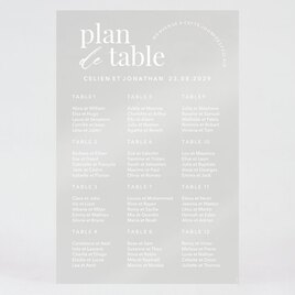 panneau mariage plexiglas plan de table TA01959-2300003-09 2