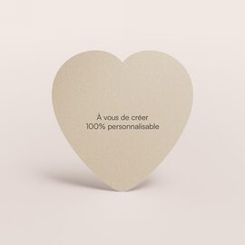 carte 100 personnalisable kraft coeur TA0330-2300008-09 1