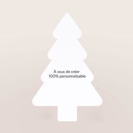carte 100 personnalisable sapin papier vernis TA0330-2500023-09 1