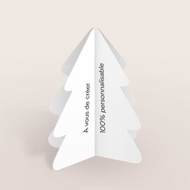 carte de voeux 100 personnalisable sapin 3d papier vernis TA0330-2500024-09 1
