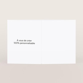 carte 100 personnalisee papier brilant laminat 2 volets TA0330-2500042-09 1
