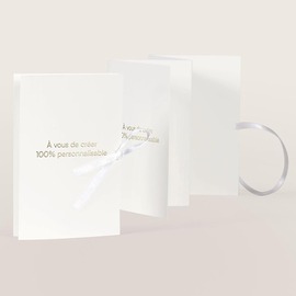 carte 100 personnalisee papier mat rugeux accordeon TA0330-2500048-09 1