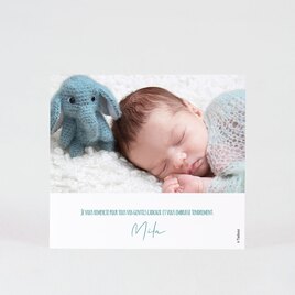 carte de remerciement naissance bebe tortue TA0517-2000091-09 2