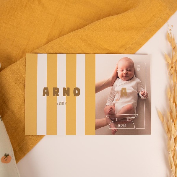 faire part naissance photo sur fond ligne TA05500-2600117-09 3