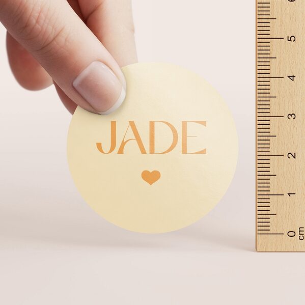 sticker bapteme joli coeur sur fond doux TA05905-2600067-09 2