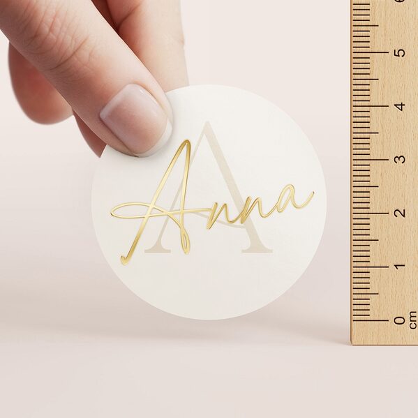 sticker bapteme minimaliste et dorure TA05905-2600068-09 2