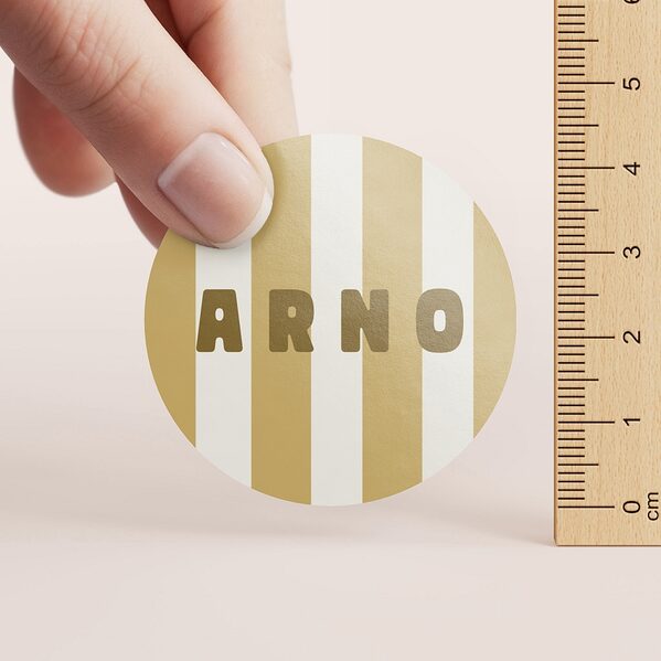 sticker bapteme rayures tendances TA05905-2600069-09 2