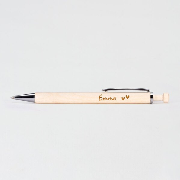 stylo personnalise en bois bapteme TA05936-2000005-09 1