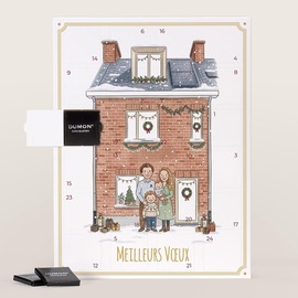 calendrier de l avent illustration familiale enneigee TA0881-2600010-09 1
