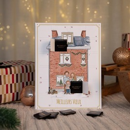 calendrier de l avent illustration familiale enneigee TA0881-2600010-09 3