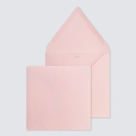 enveloppe naissance carree rose nude TA09-09014505-09 1