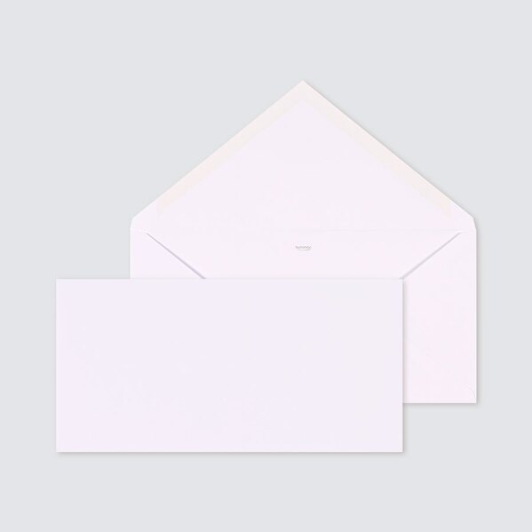 enveloppe rectangulaire portefeuille blanche 22 x 11 cm TA09-09102701-09 1