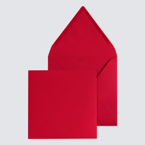 enveloppe communion rouge format carre TA09-09803512-09 1